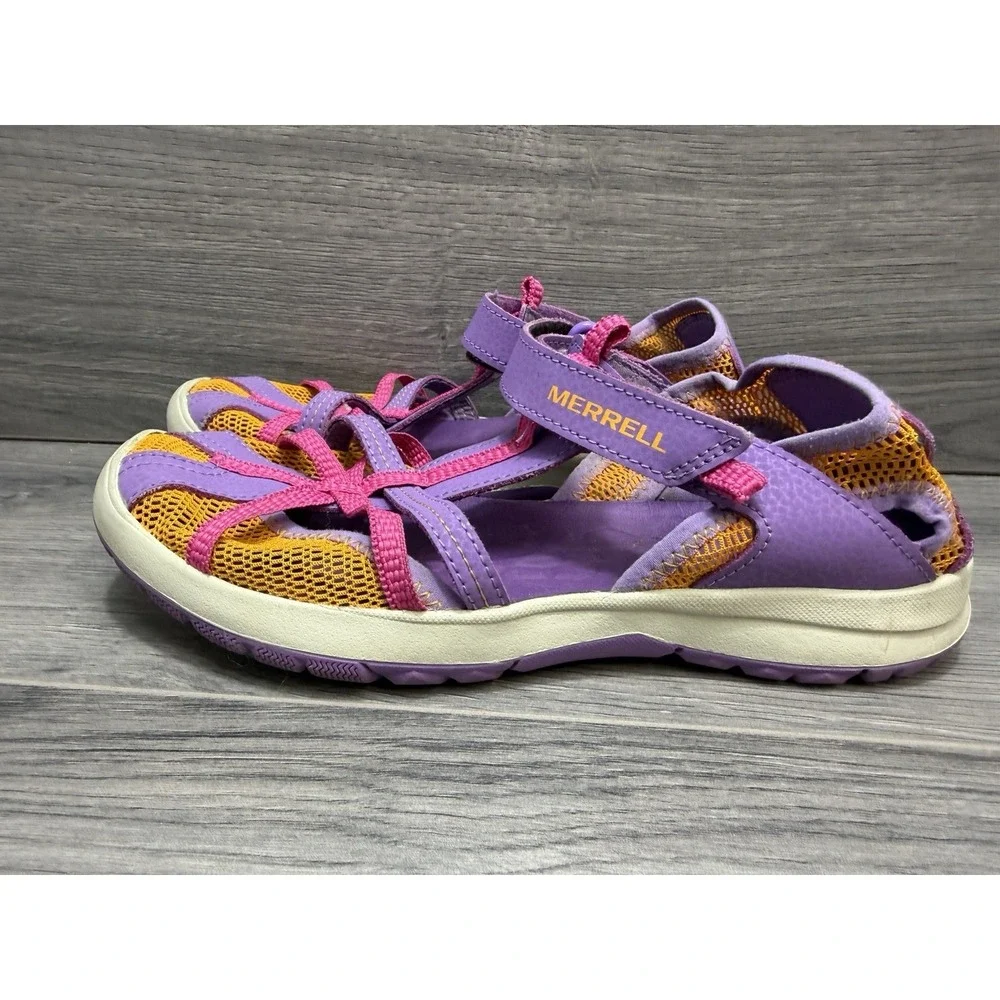 Merrell Hydro Hiker Sandal GIRLS Size 5 M Purple Beach Sandals Outdoor Beach